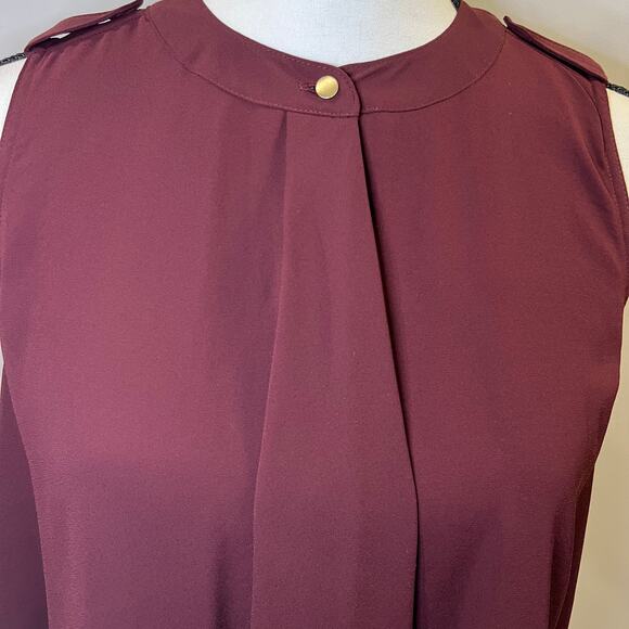 White House Black Market Women's Sleeveless Blouse Size S - Picture 4 of 4